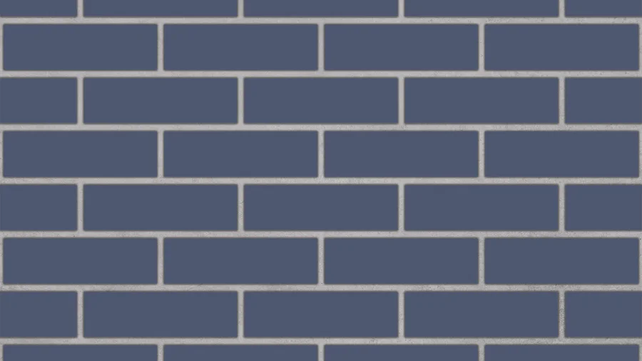 Endicott Bohemian Blue Glossy thin brick