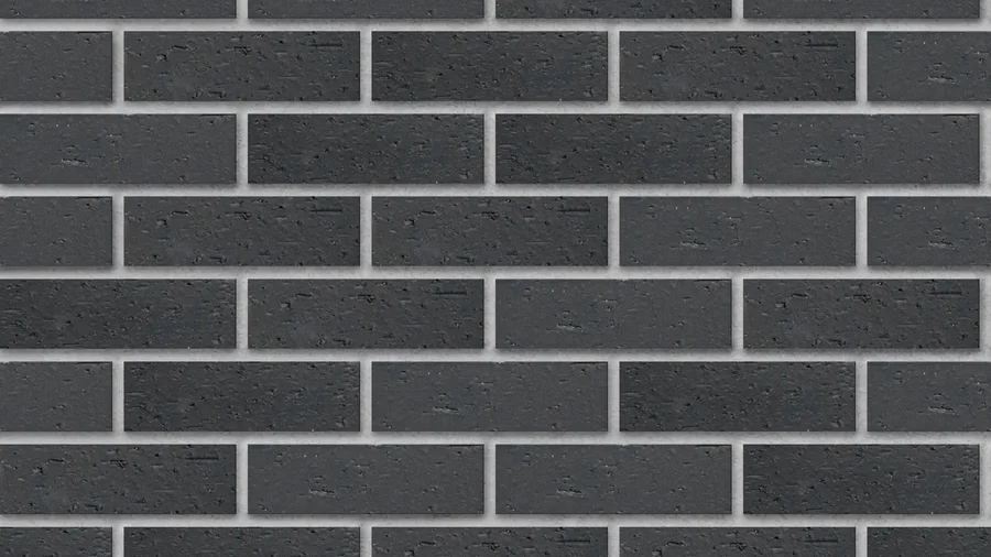 Endicott Glazed Black VC8 thin brick