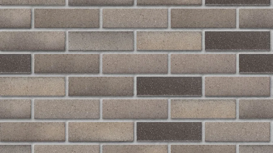 Endicott Gray Sands thin brick