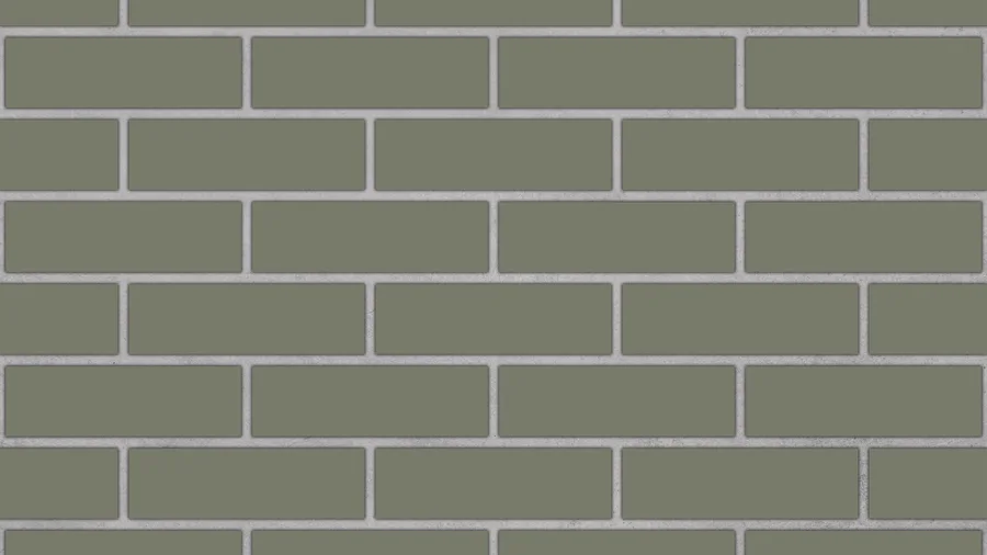 Endicott Midcentury Moss Glossy thin brick