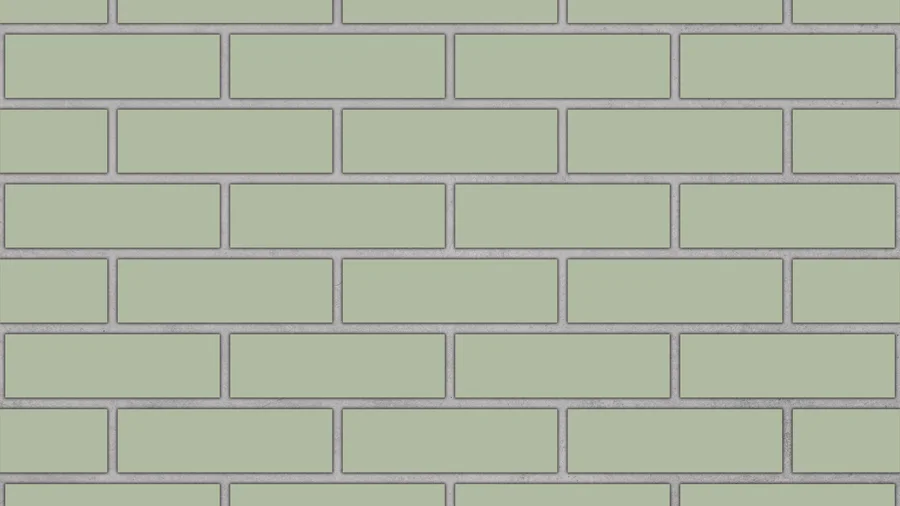 Endicott Pure Mint Glossy thin brick
