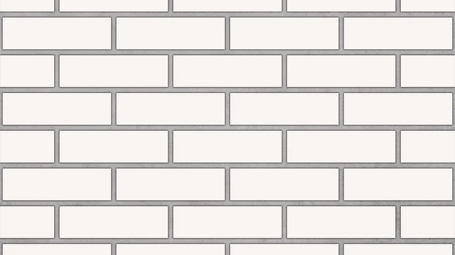Endicott Simple White Glossy thin brick