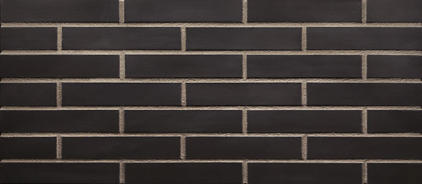 Black Stone thin brick in Norman size