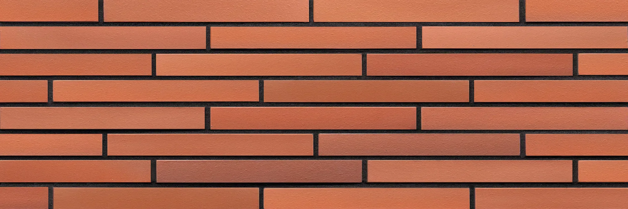King Klinker Ruby Red thin brick, long format