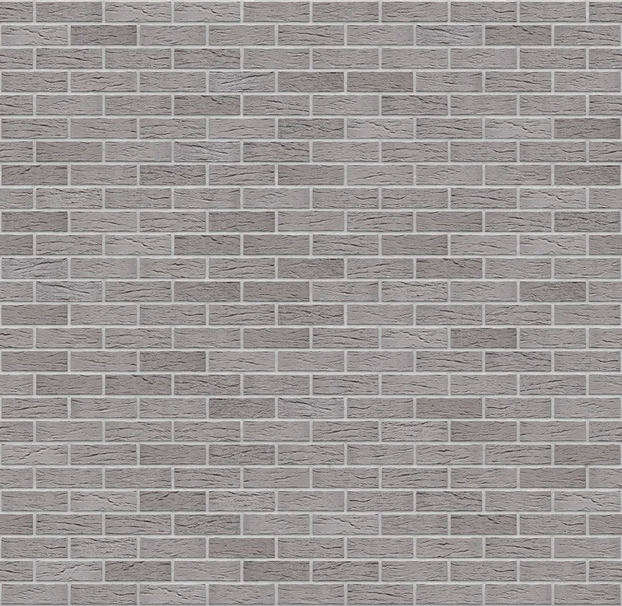Arctic Storm thin brick with Light Gray joints