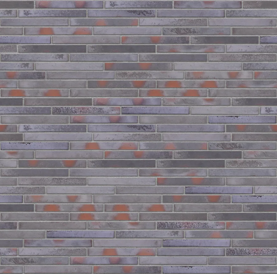 Argon Wall thin brick with Medium Gray joints