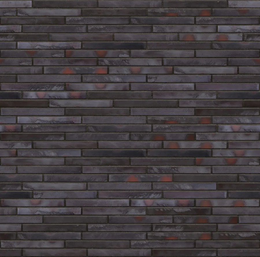 Brick Capital thin brick with Charcoal joints