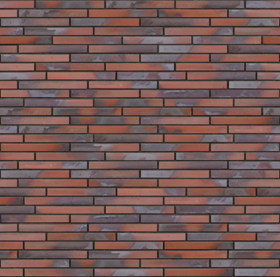 Brick Republic thin brick with Charcoal joints
