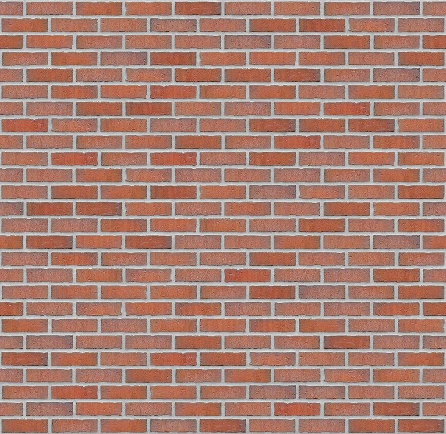 Brick Tower thin brick with Light Gray joints