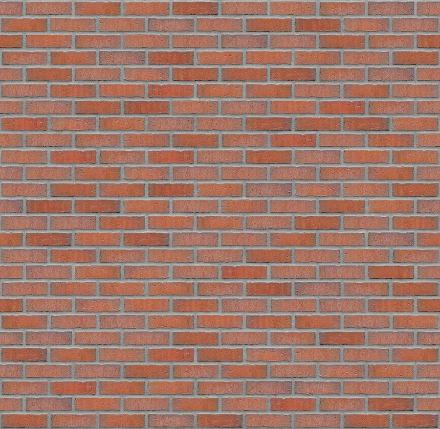Brick Tower thin brick with Medium Gray joints