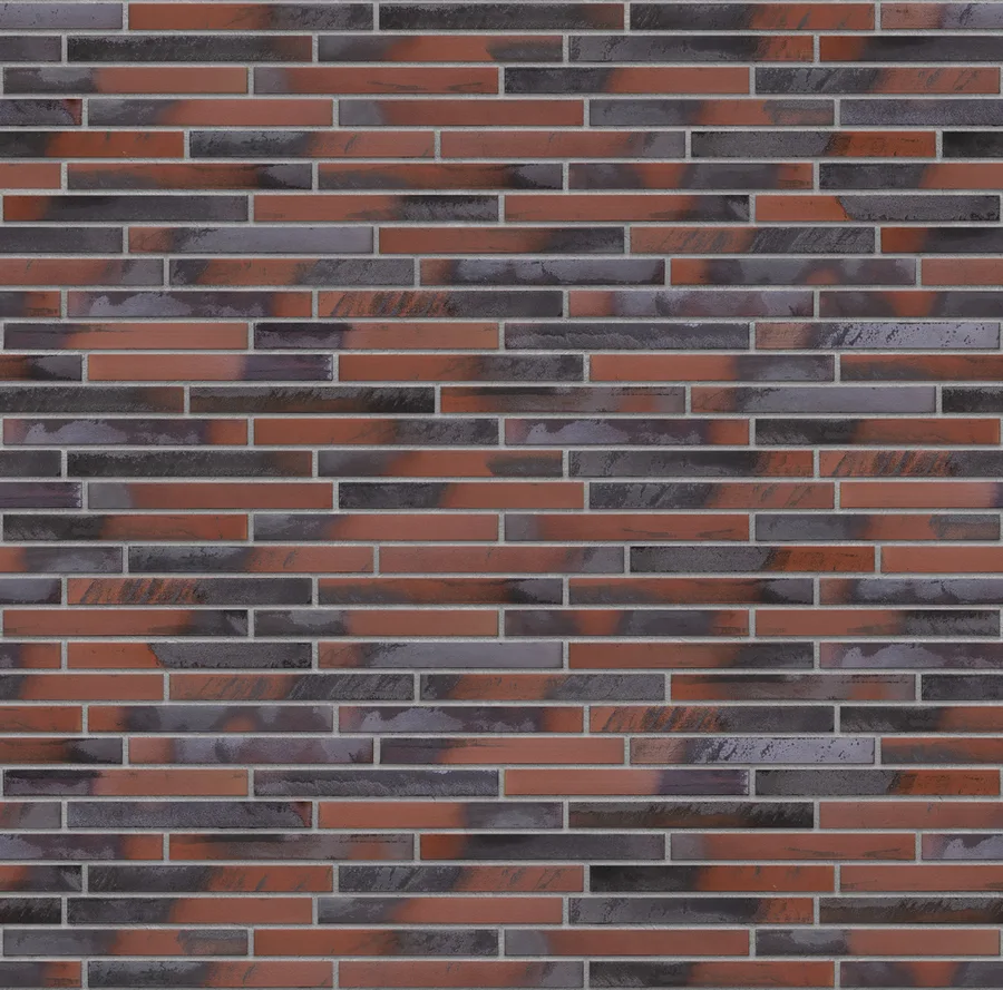 Castle Forge thin brick with Medium Gray joints