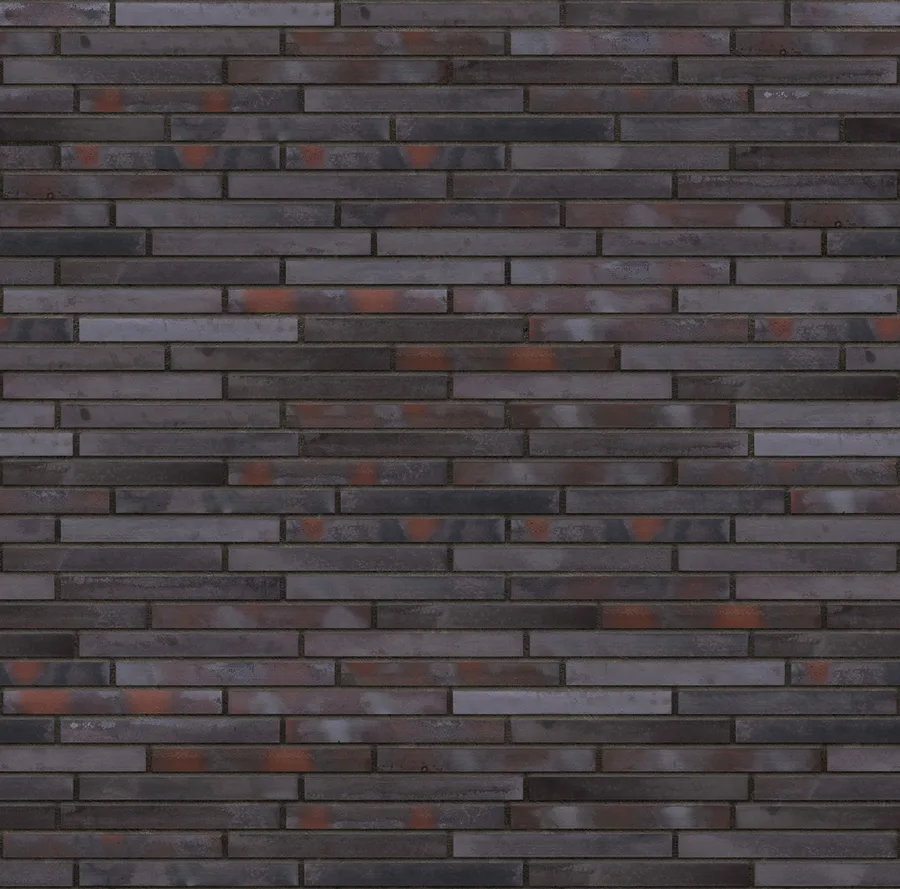 Castle Rock thin brick with Charcoal joints