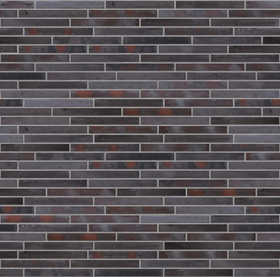 Castle Rock thin brick with Medium Gray joints
