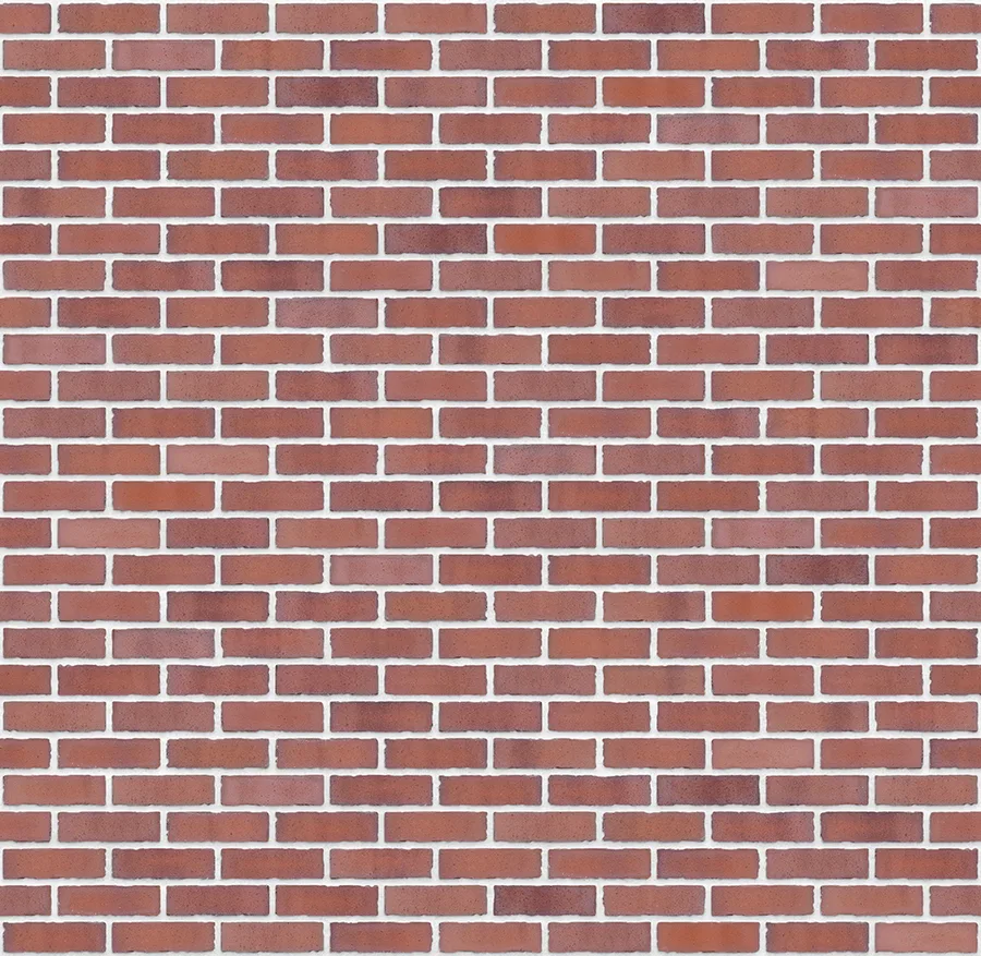 Clayland thin brick with White joints