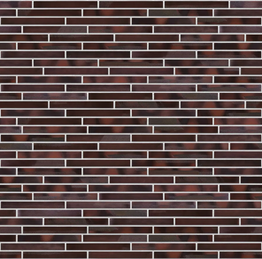 Crimson Reflections thin brick with White joints