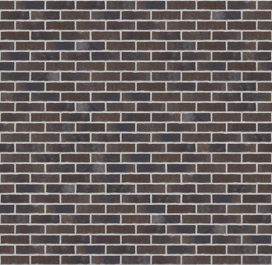 Dark Fortress thin brick with Light Gray joints
