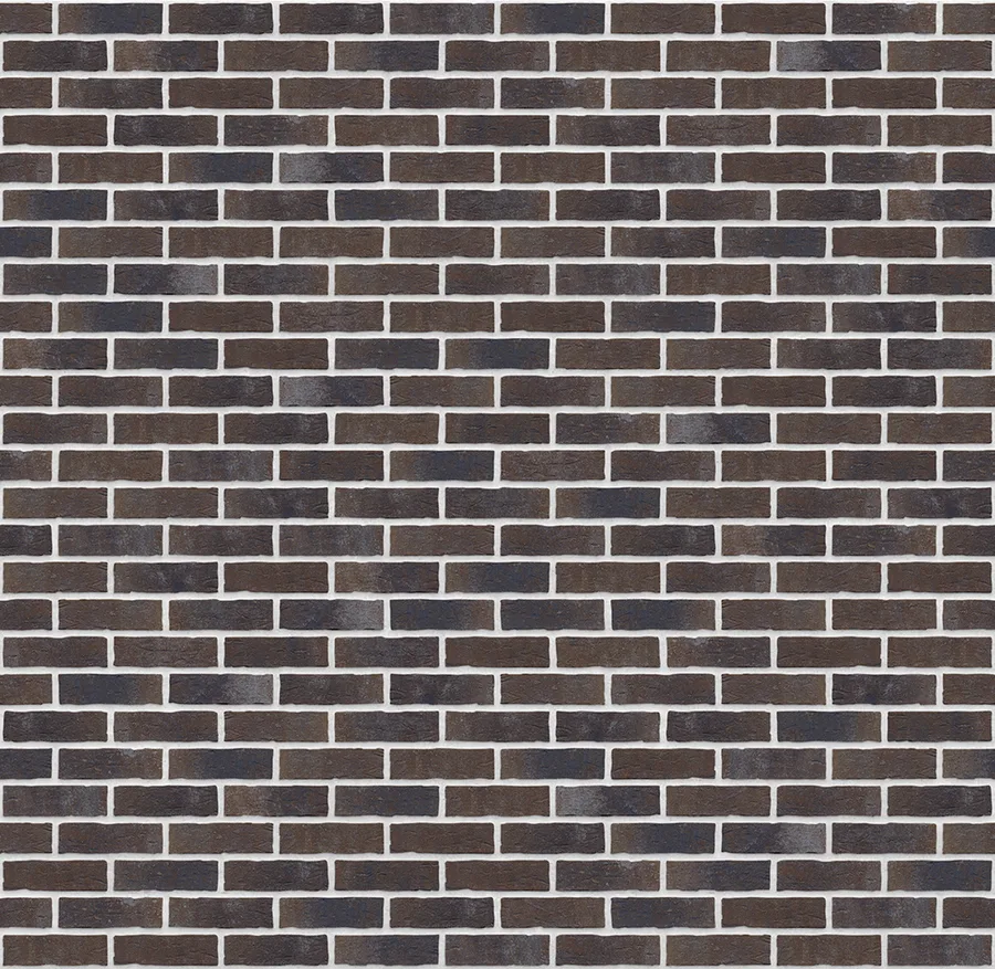 Dark Fortress thin brick with Tan joints