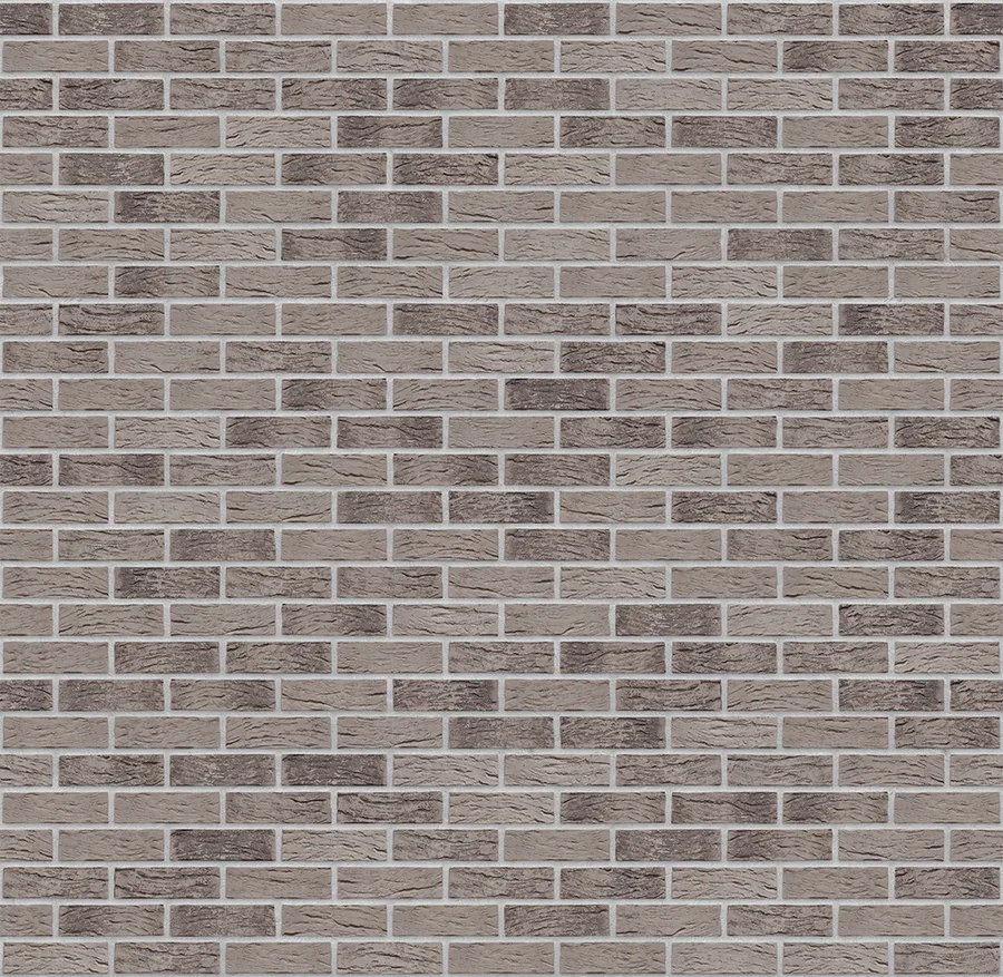 Glacier Cave thin brick with Light Gray joints