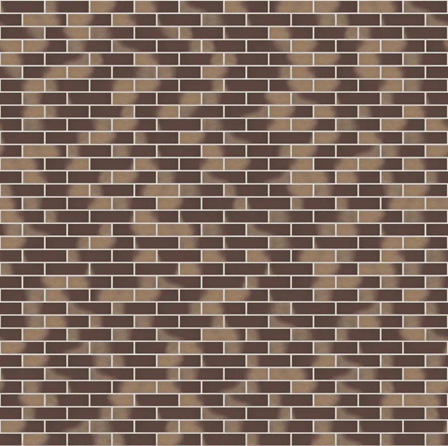 Golden Autumn thin brick with Tan joints