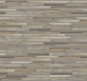 Golden Grey thin brick with Medium Gray joints