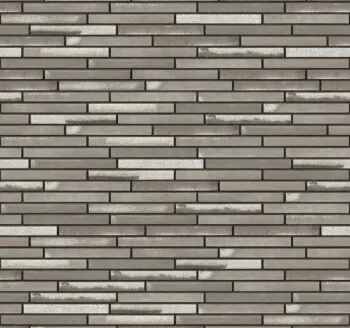 Grey Land thin brick with Charcoal joints