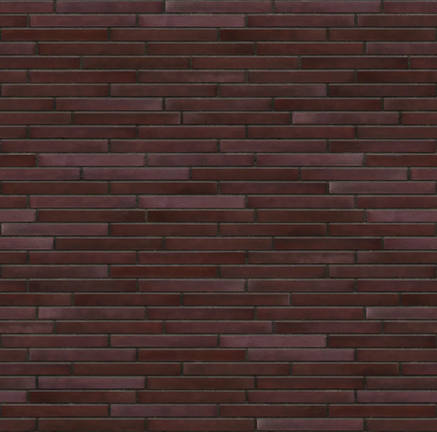 King Crimson thin brick with Charcoal joints