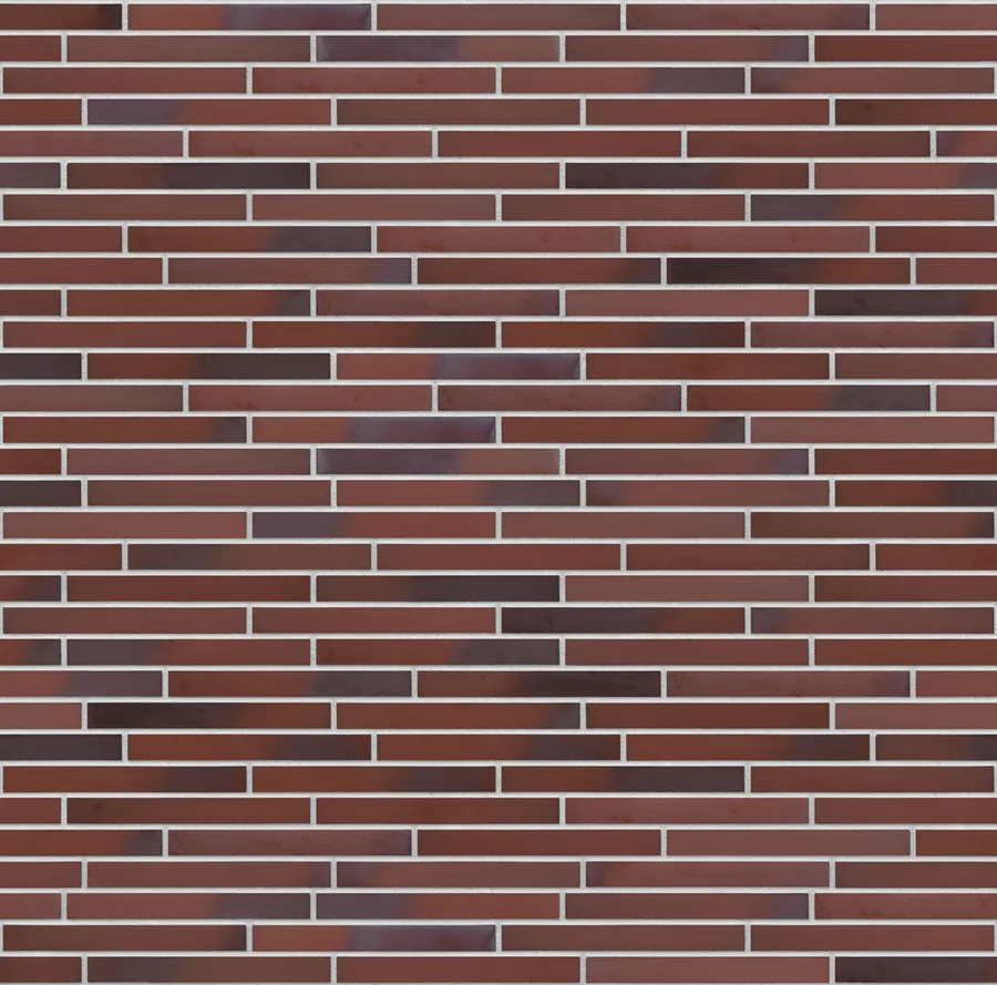 Maghreb Fire thin brick with Light Gray joints