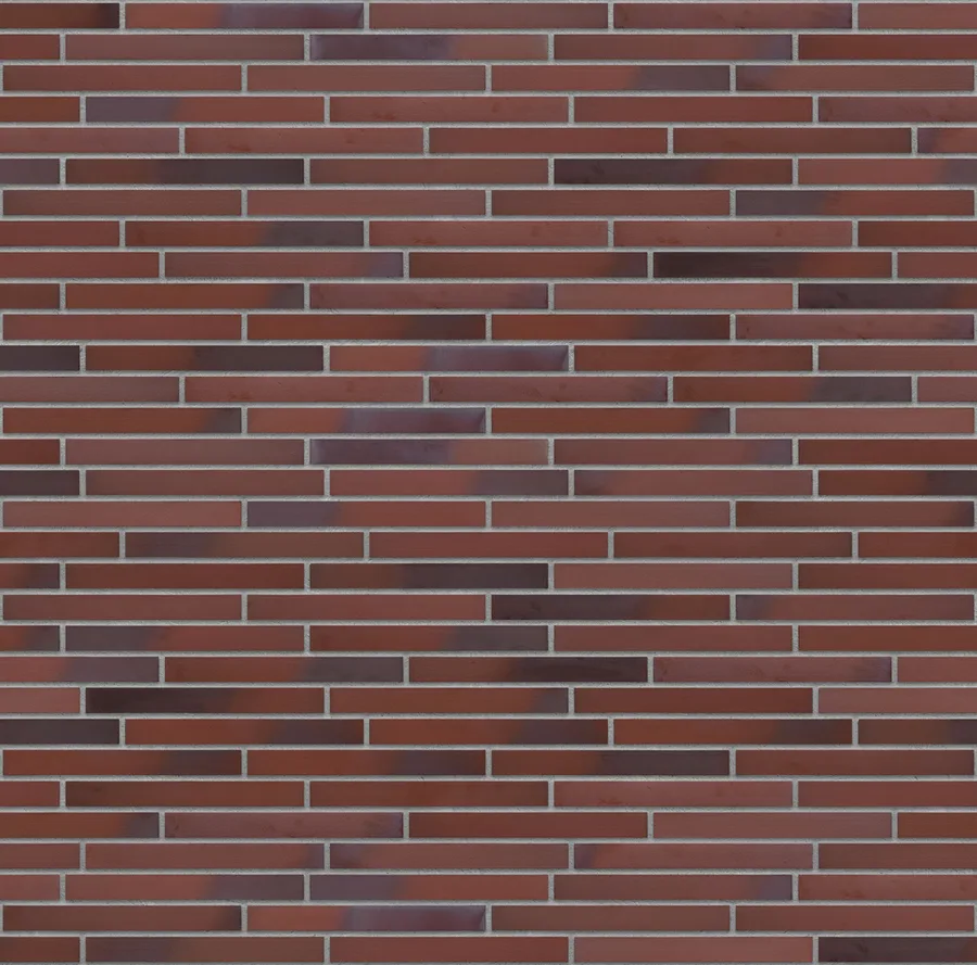 Maghreb Fire thin brick with Medium Gray joints