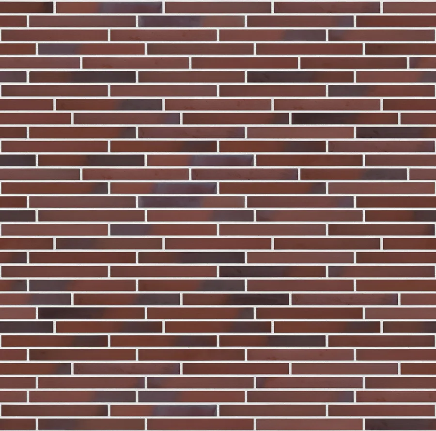 Maghreb Fire thin brick with White joints