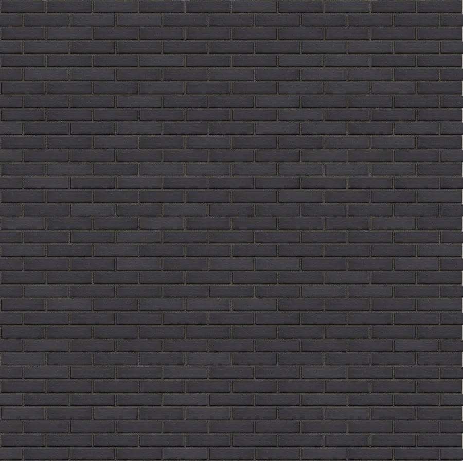Manganese thin brick with Charcoal joints