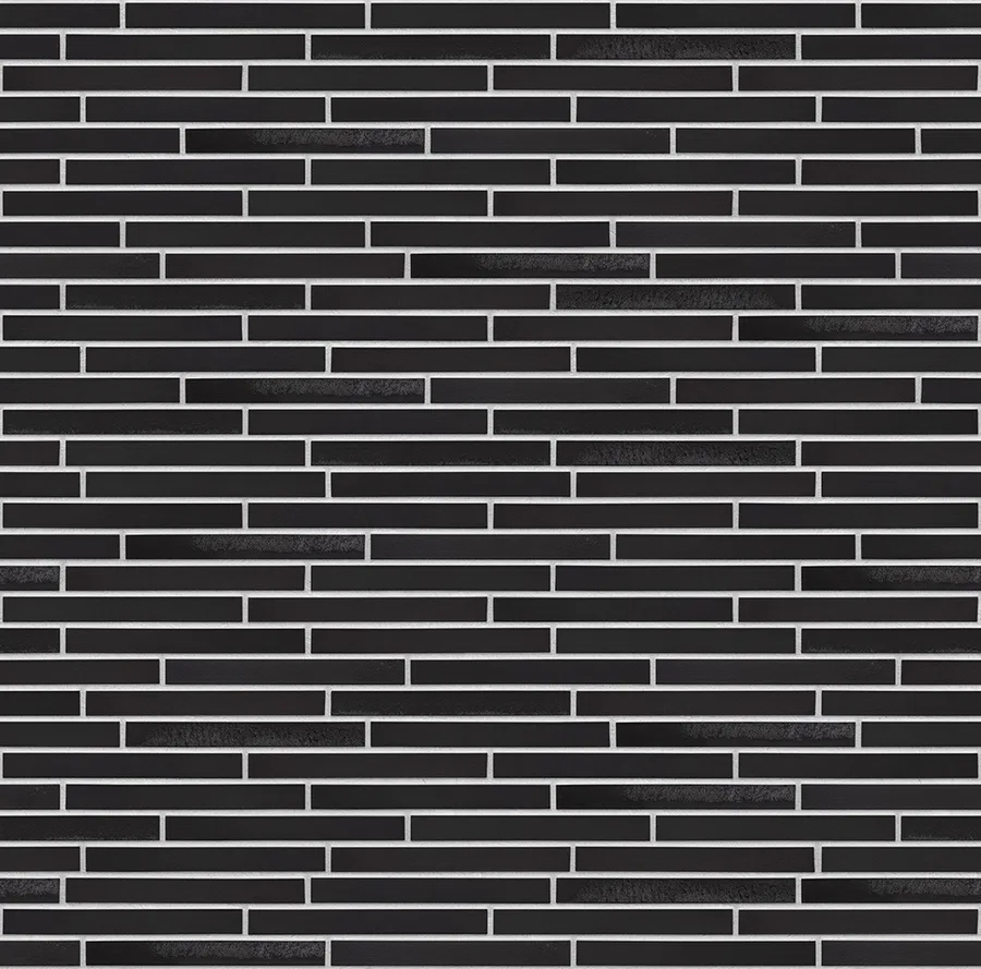 Midnight Dazzle thin brick with White joints