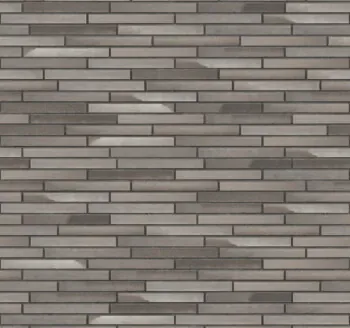Moon River thin brick with Dark Gray joints