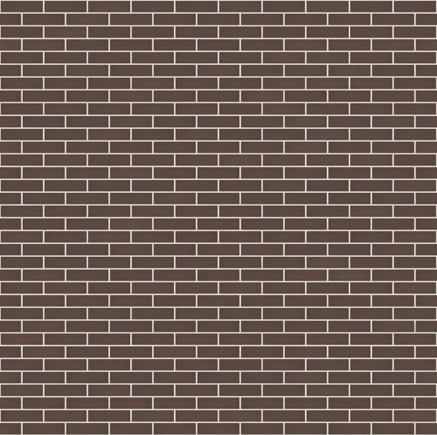 Natural Brown thin brick with Tan joints