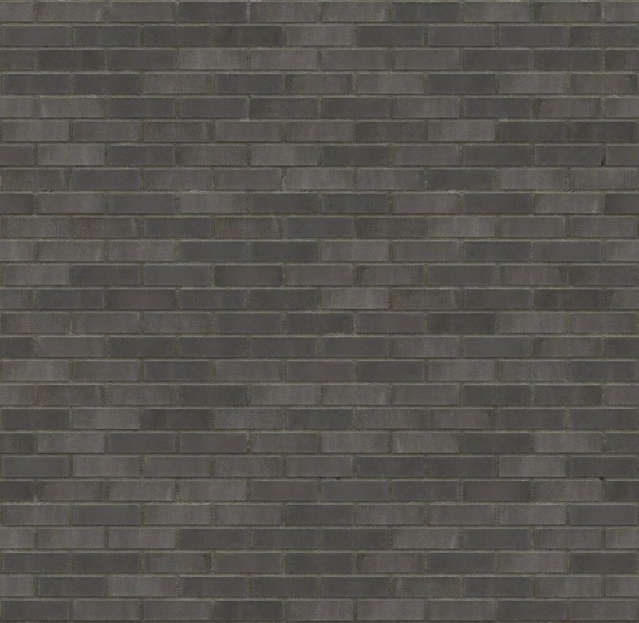 Night Sound thin brick with Medium Gray joints