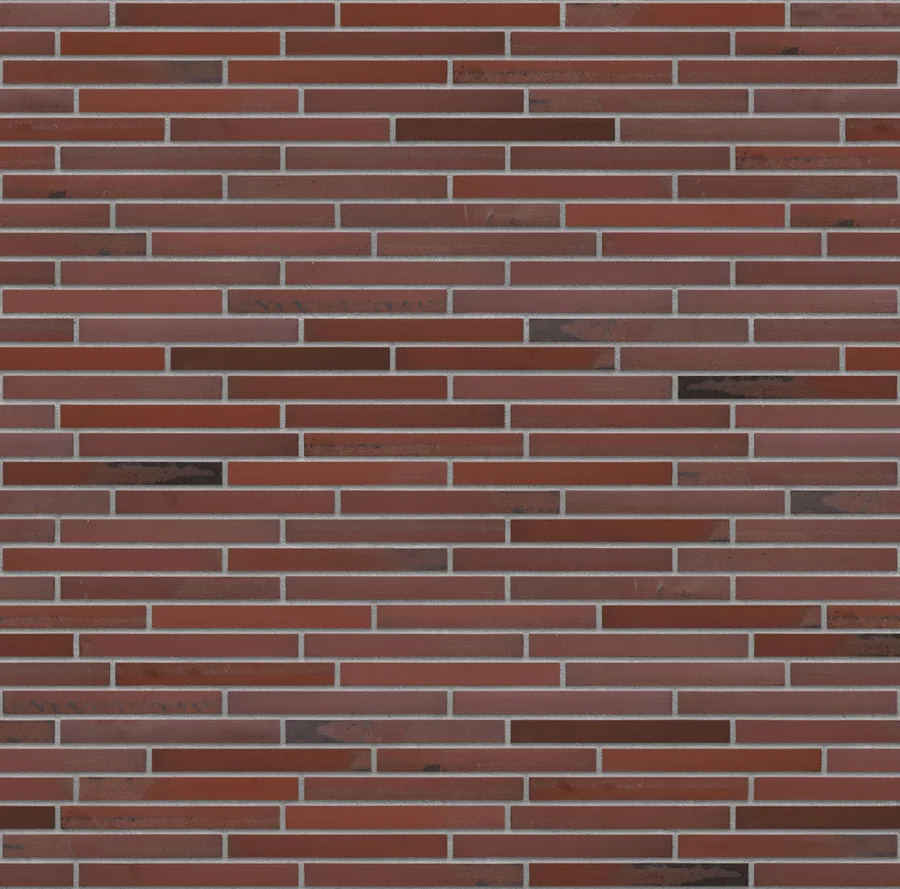 Old Amber thin brick with Medium Gray joints