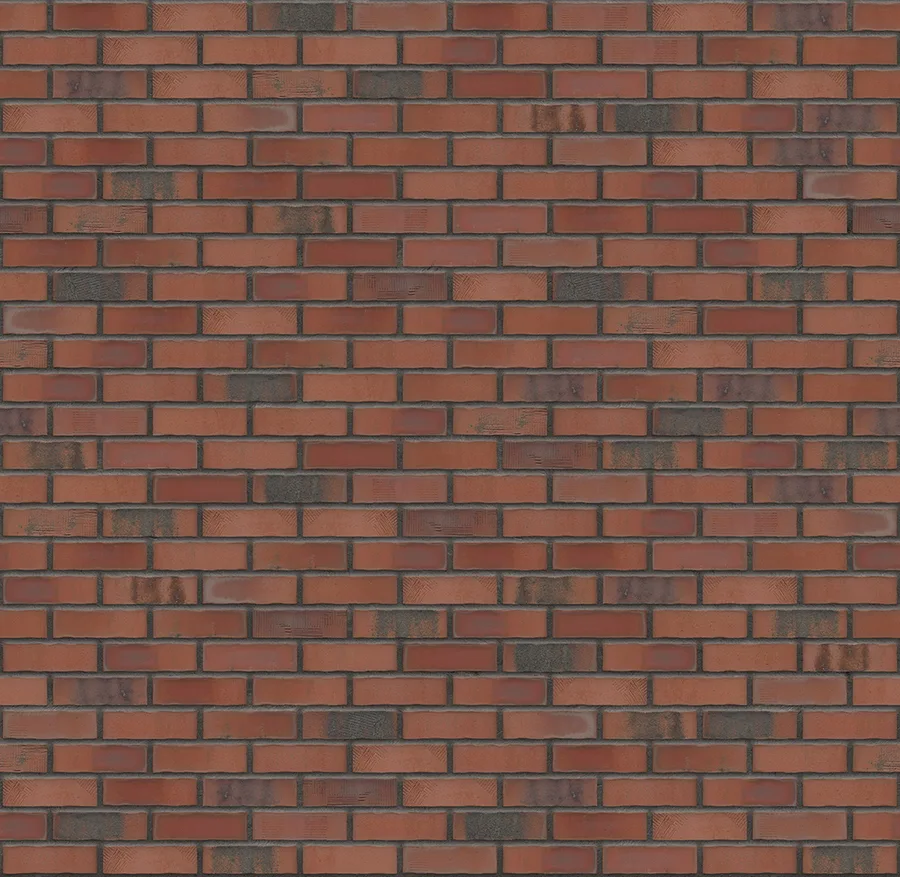 Old Factory thin brick with Charcoal joints