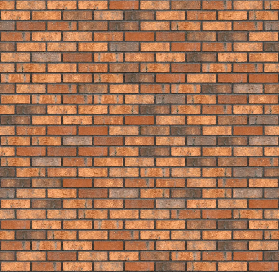 Old House thin brick with Charcoal joints