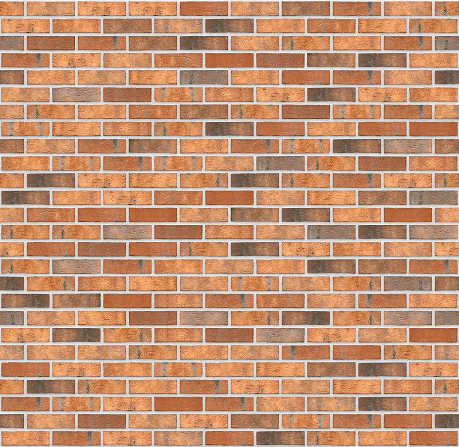 Old House thin brick with Tan joints