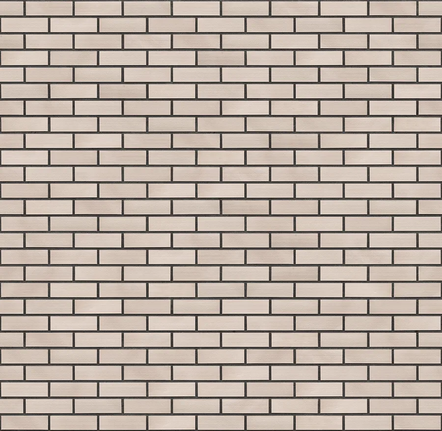 Pacific Pearl thin brick with Charcoal joints