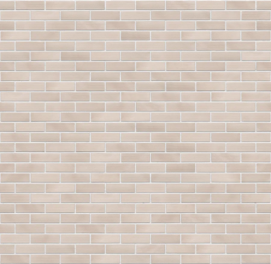 Pacific Pearl thin brick with Light Gray joints