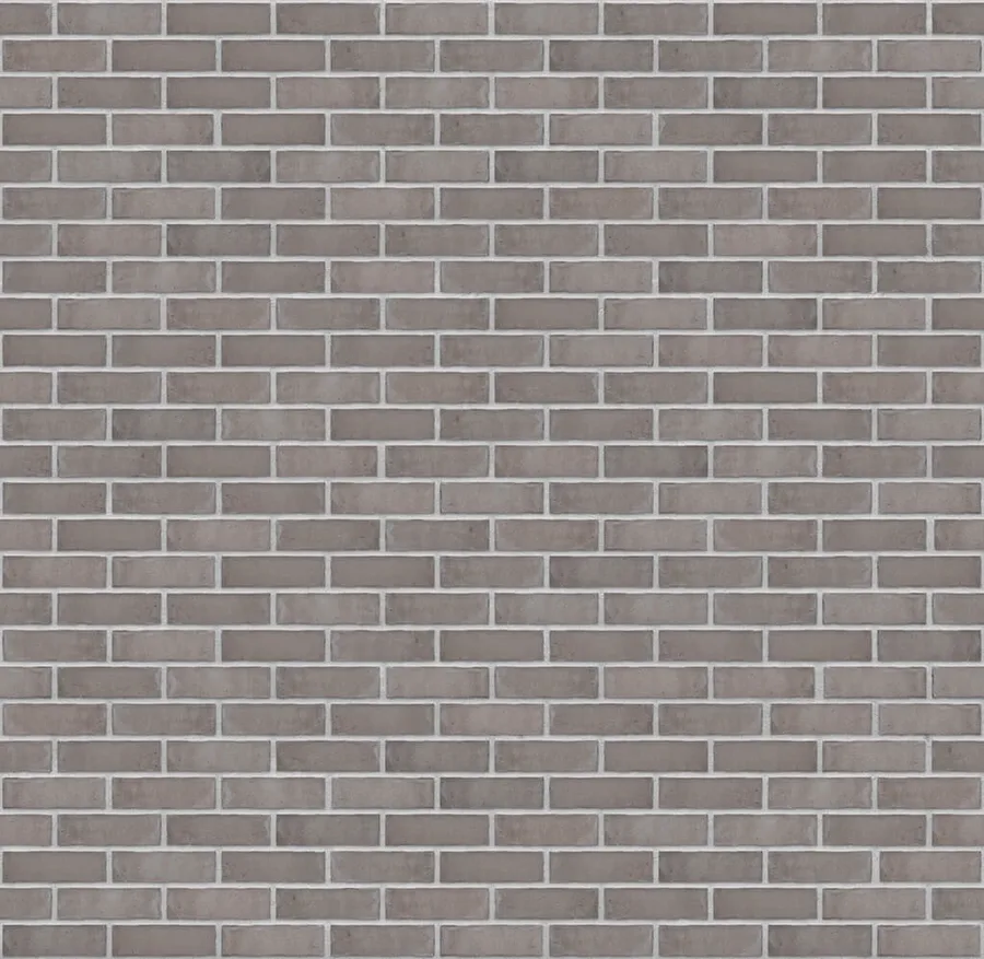 Pearl Satin thin brick with Light Gray joints