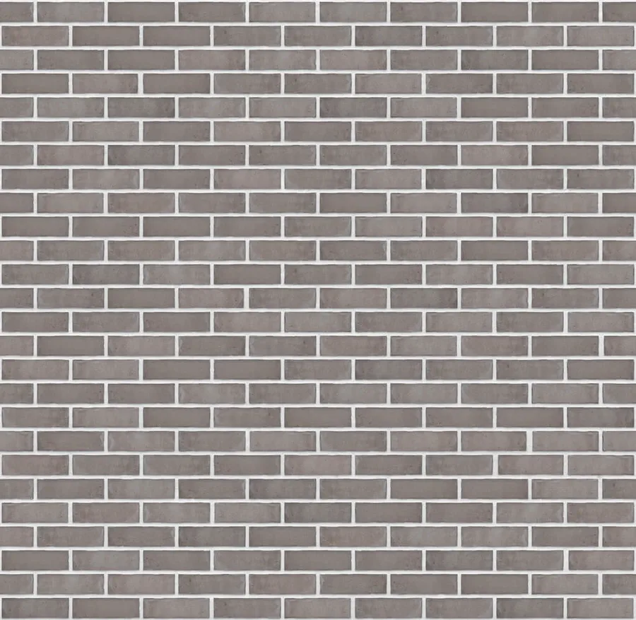 Pearl Satin thin brick with White joints
