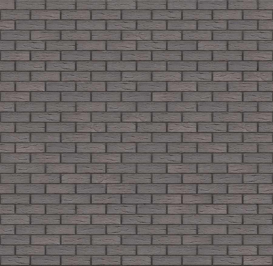 Platinum Skies thin brick with Charcoal joints