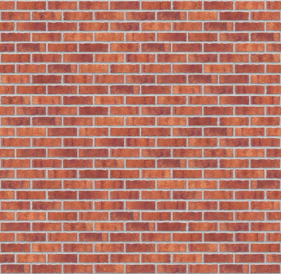 Purple Rain thin brick with Light Gray joints