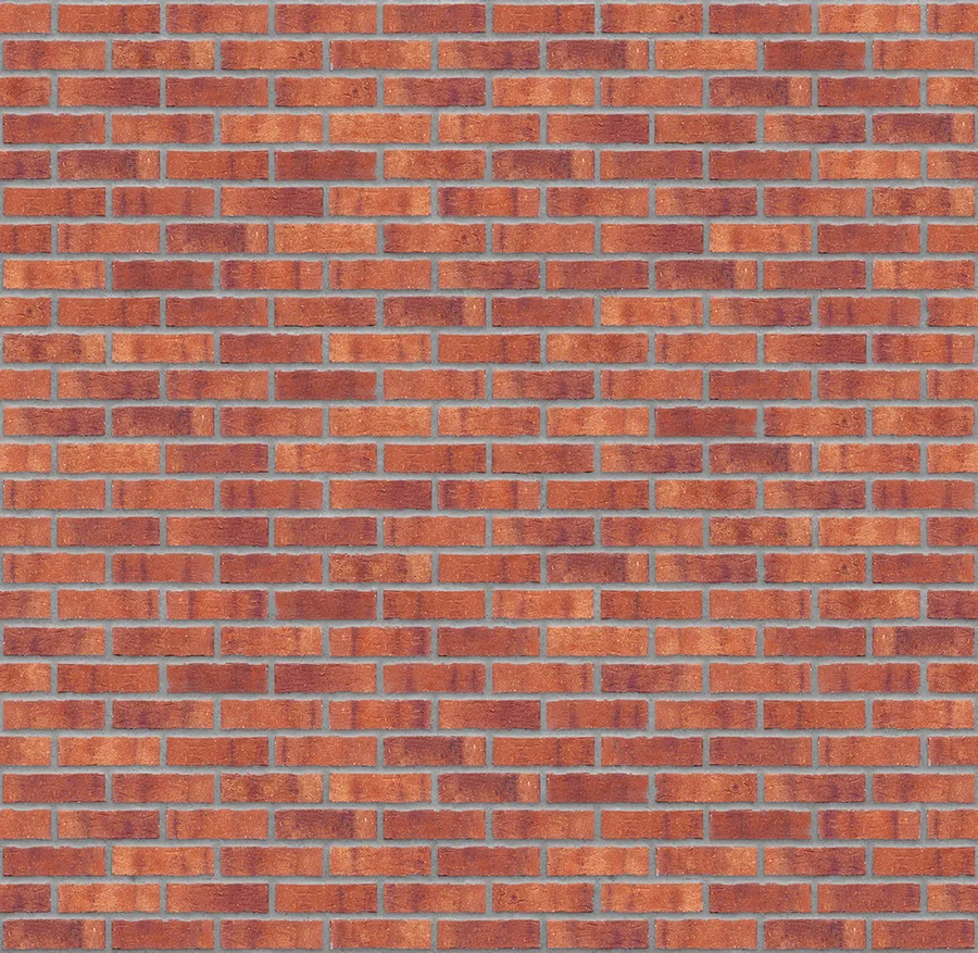 Purple Rain thin brick with Medium Gray joints