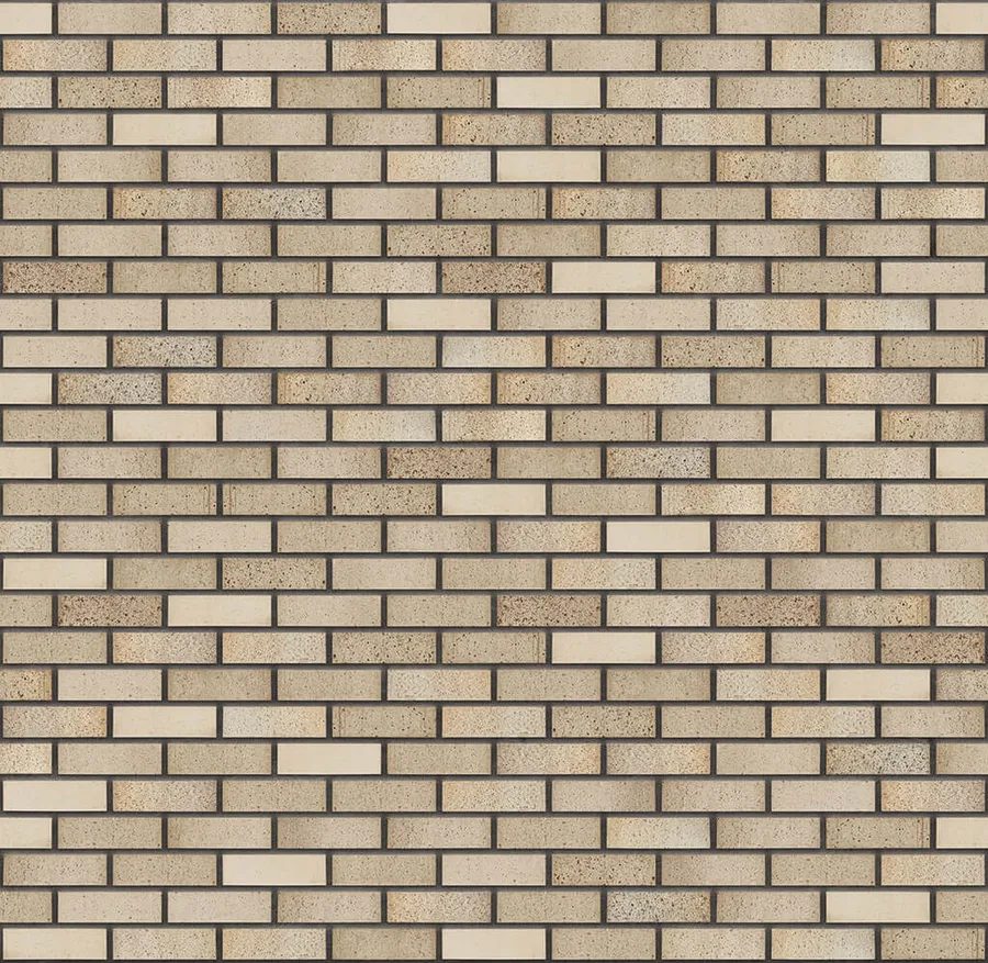 Sand Pepper thin brick with Charcoal joints
