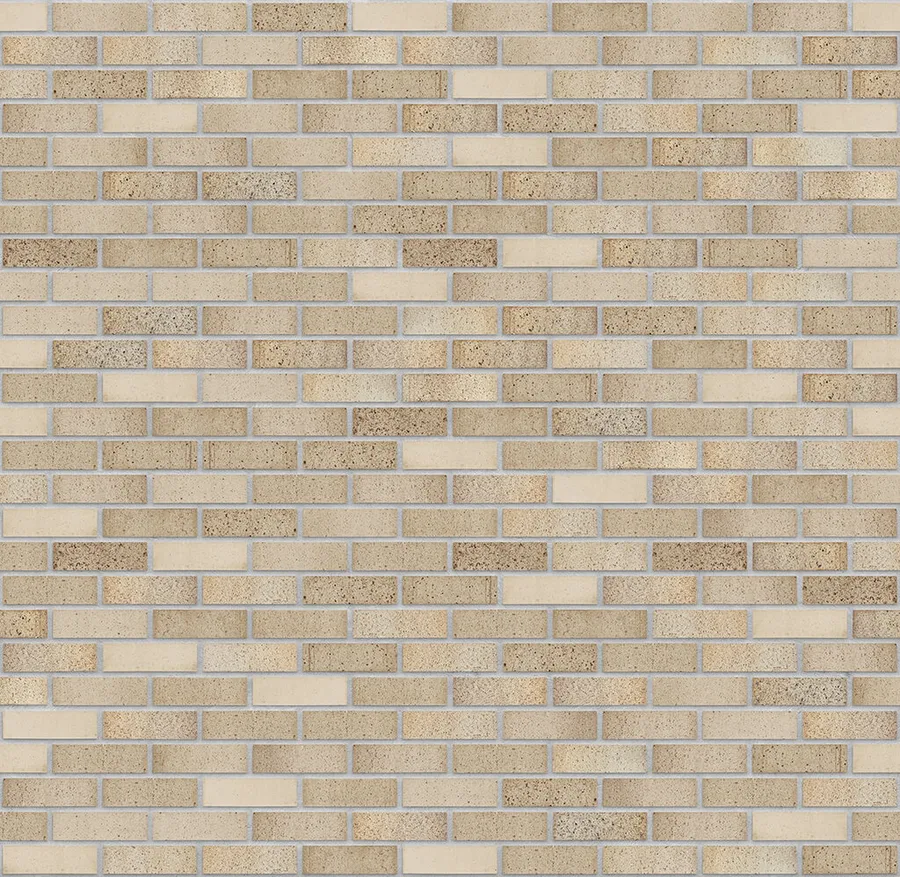 Sand Pepper thin brick with Light Gray joints