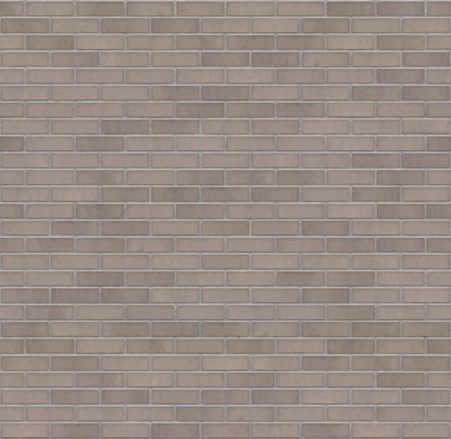 Silver Fox thin brick with Medium Gray joints