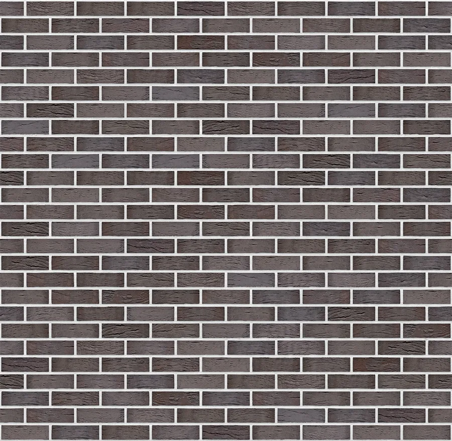Silver Rose thin brick with White joints