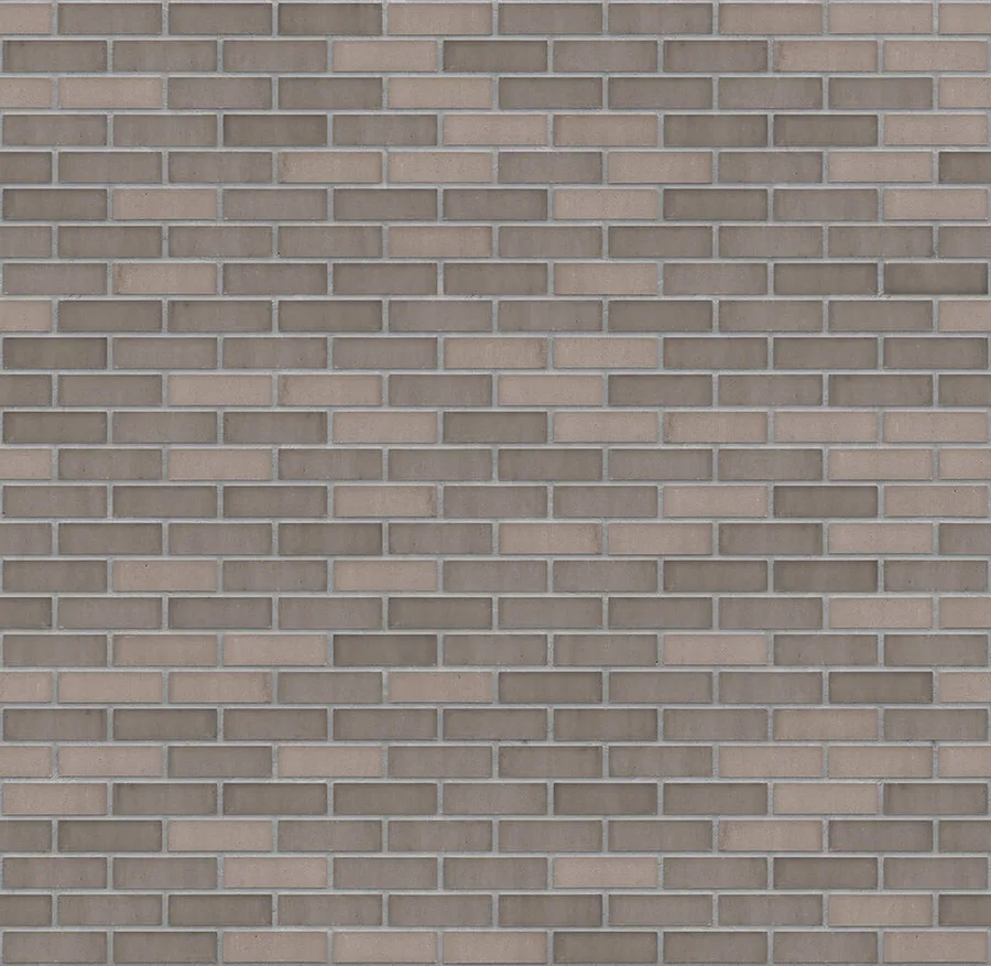 Snow Brick thin brick with Light Gray joints